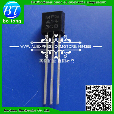 

Free shipping 100PCS MPSA14 TO-92 NPN Transistor