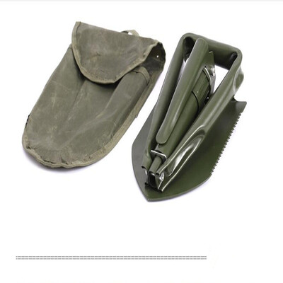 

Multi-function engineer shovel outdoor camping supplies folding bag spade equipment military fans EDC mini trumpet shovel