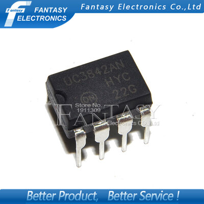 

100PCS UC3842AN DIP8 UC3842 UC3842BN DIP new&original IC free shipping