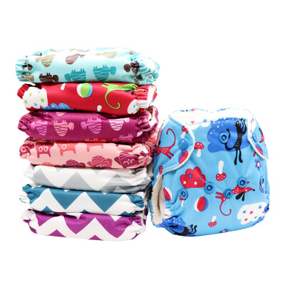 

Maboj Newborn Cloth Diapers All In One Diaper Cloth Nappies Newborn Reusable Diapers Hypoallergenic&Waterproof Nappies Fits Babies