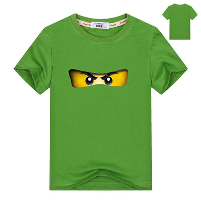 

2018 Летняя детская одежда Baby Boys Girls Футболка Ninja Ninjago Мультфильм Хлопковые футболки Детские топы Red Blue T рубашки 3-