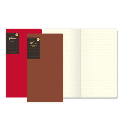 

Vmo travel account book refill core base account core point grid narrow log notebook notebook notepad C8103 brown