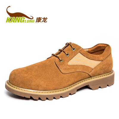 

Kang Long suede British retro tooling cutting shoes men&39s tide shoes brown 283112016 39 yards