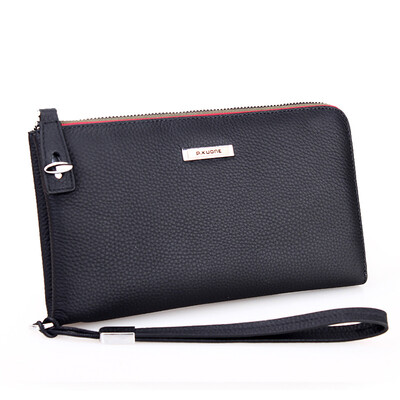 

PKuone® Brand New 2015 Mens Wallets Famous Brand Men Genuine Leather Wallet Purses Business Casual Bag Head Layer Cowhide Han