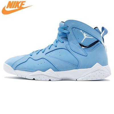 

Nike Air Jordan 7 Для Мужчин's Баскетбольные кеды Спортивная обувь, оригинальный новый AJ7 синий и белый Джо 7304775 400