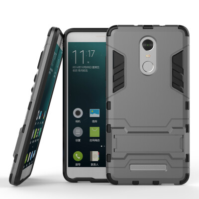 

MOONCASE Hybrid Kickstand PC+TPU Protection Shell 2 in 1 Case Cover for Xiaomi Redmi Note 3