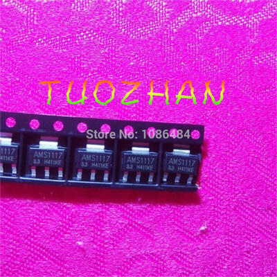 

200pcs AMS1117 AMS1117-33 SOT-223 LM1117 1117 33V 1A 1A LOW DROPOUT VOLTAGE REGULATOR& in stock