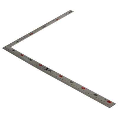 

Wick Wico WK53500 500mm aluminum alloy steel ruler stainless steel double-sided scale turn ruler -shaped ruler wood ruler 90 degree square ruler measurement tool