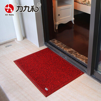 

All Mats two-color silk circle dusting mat carpet mat porch mat door mat floor door mat 45x75cm dark brown