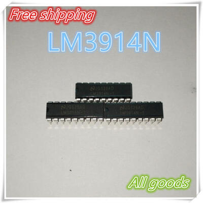 

Free shipping 20pcs LM3914N-1 DIP18 LM3914N LM3914 Dot/Bar Display Driver