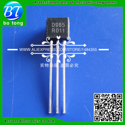 

Free Shipping 2SD965 D965 5A20V1W Transistor TO-92 200PCSLot