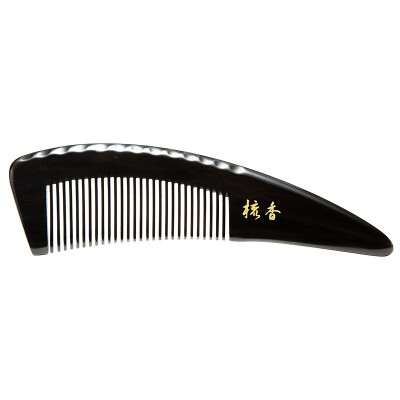 

[Jingdong supermarket] comb incense crescent angle black buffalo horn comb J1801