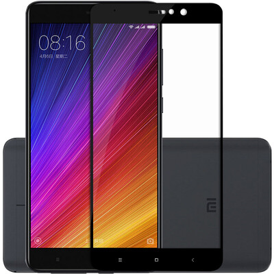 

ESCASE просо 5S Plus закаленное пленочное просо 5S Plus полноэкранное устройство для печати на пленке полное покрытие HD взрывозащищенный анти-отпечаток мобильного телефона черный
