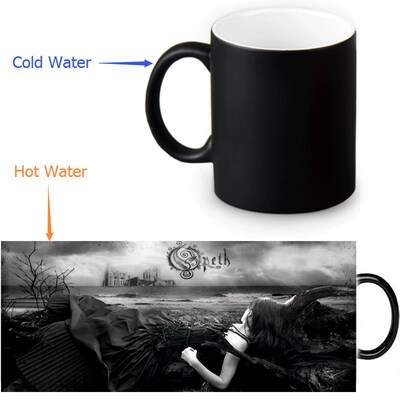 

Opeth Morphing Mug Color Change Tea Cup Волшебная молочная кружка для кофе