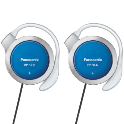 

Panasonic Panasonic RP-HS47 blue ear hanging sports headset wear comfortable ultra-thin ultra-light design clear&full sound