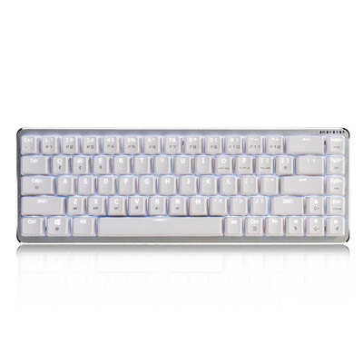 

Black Jazz AJAZZ Zinc alloy wireless Bluetooth mechanical keyboard beautiful silver cherry axis eat chicken ipad Android Tablet Apple MAC