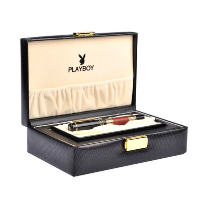 

Playboy PLAYBOY Saiya pure black gold folder Sarah pen signature pen-R1601