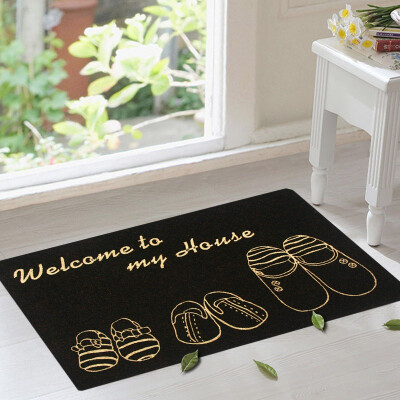 

Jingdong supermarket] green reed European anti-skid foot pad home mats mats shoes red 40 * 60cm