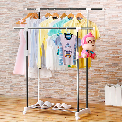 

Mercure guest hanger thick stainless steel double pole removable drying rack clothes drying rack MJ-0323A