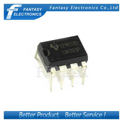 

100PCS LM393P DIP8 LM393 DIP LM393N 393 new and original IC free shipping