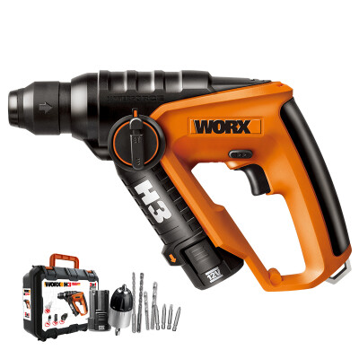 

WORX 12V light lithium electric hammer double electric version WX38210 home multi-function impact drill electric drill hardware electric tool set