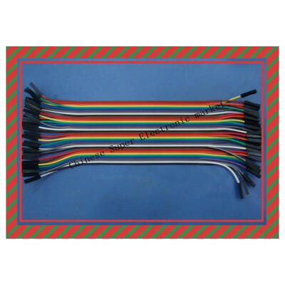 

80pcs 2 Lot 30cm Dupont wire cable Line 1p-1p pin connector 254mm electronic components