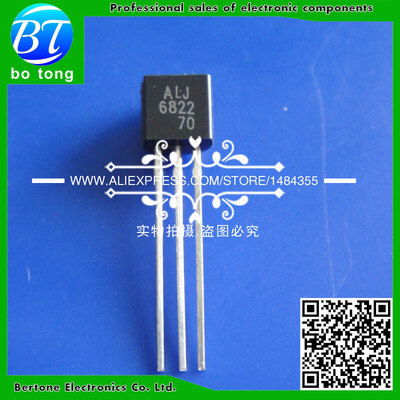 

[Free Shipping] ALJ6822 6822 TO - 92 plug-in triode (1000 PCS/lot)