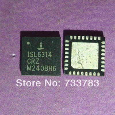 

5pcslot INTERSIL ISL6314CRZ ISL6314 Single-Phase Buck PWM Controller with Integrated MOSFET Drivers for Intel VR11&AMD Applications