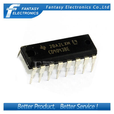 

10PCS CD4043BE DIP16 CD4043 DIP new and original IC free shipping