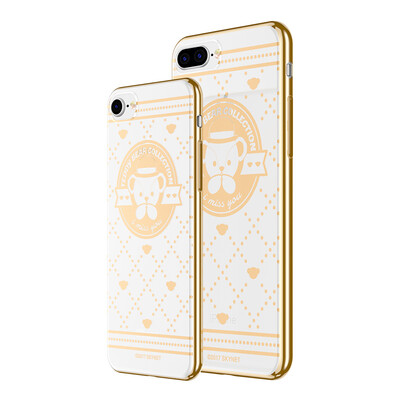 

Teddy Collection Apple 87 Mobile Shell iPhone87 Cartoon Cover Plating Transparent Silicone Soft shell Mini Teddy