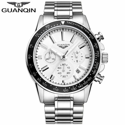 

GUQNQIN Men's Watch Fashion Trends Electronic Quartz Watch Business Sport Steel Watch