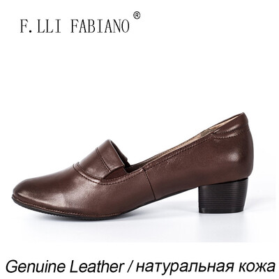 

2015 Spring&Autumn Vogue Womens Shoes Round Toe Low-heeled Thin leather Shoes