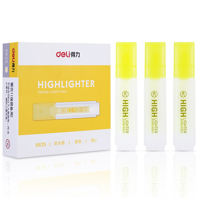 

Deli deli 5 sticks double head highlighter highlighter S619