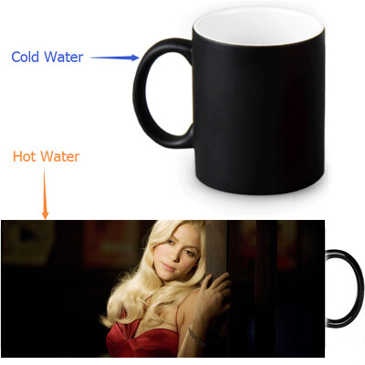 

shakira 350ml12oz Heat Reveal Mug Color Change Coffee Cup Sensitive Morphing Mugs Magic Mug Milk Tea Cups