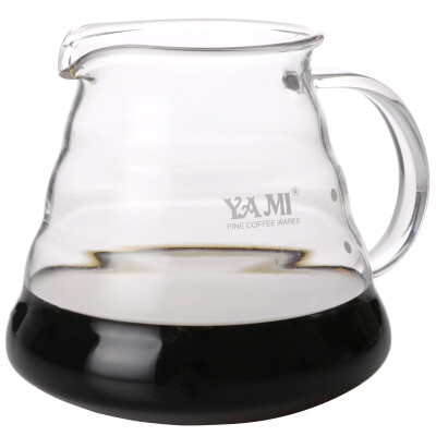 

Yami (Yami) hand red coffee pot cloud glass coffee pot 600CC YM5096