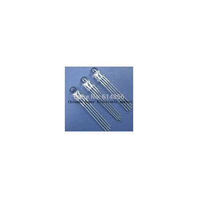 

20pcs 5mm RGB Ultra Bright led Common Cathode 3.1-3.3V red green blue three color four feet seven lights
