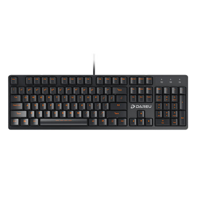 

Dareu DK100 104-key game mechanical keyboard black black axis Jedi survival chicken weapon