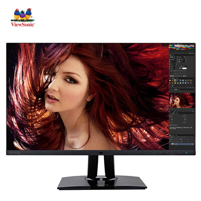 

ViewSonic Small Black 27-дюймовый дизайн Рисунок 2K Высококачественный четырехсторонний Micro Frame IPS Широкоугольный поворотный дисплей (VP2771)
