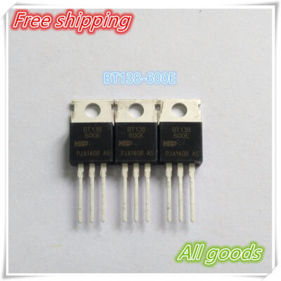 

free shipping 100pcs BT138-600 Triacs logic level Thyristor BT138-600E 12A 600V TO-220