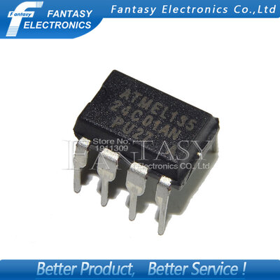 

100PCS AT24C01AN DIP8 AT24C01 DIP AT24C01A AT24C01-PU27 new&original IC free shipping