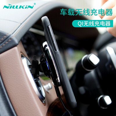 

NILLKIN Magnet Car Wireless Charger Holder for iPhone XApple 8plusSamsung note8S8Samsung S9S9 II B Black