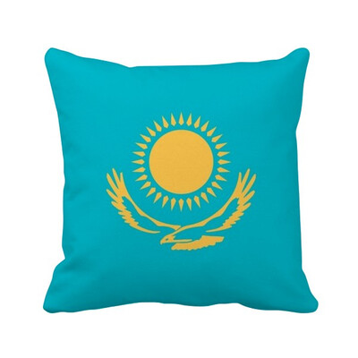 

Kazakhstan National Flag Asia Country Square Throw Pillow Insert Cushion Cover Home Sofa Decor Gift