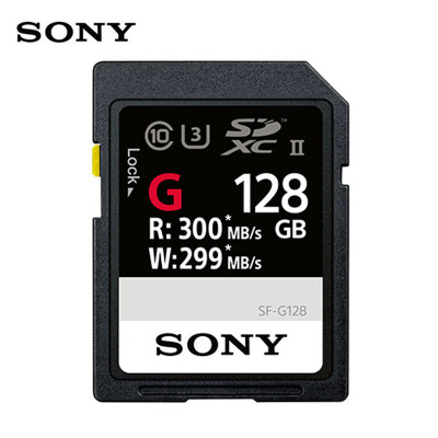 

Sony SONY 128G Memory Card SF-M128 SDXC UHS-II Memory CardSD Card 260MBS Read Speed
