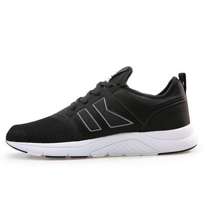 

PEAK mens casual shoes mesh breathable non-slip wear-resistant lightweight cushioning retro sports shoes DE820177 black 40 yards