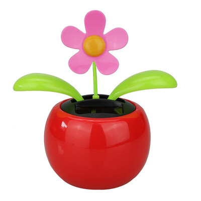 

Love ants ianttek AX-10 Car Decoration Solar Car Decoration Creative Car Solar Sunflower Swing Blue