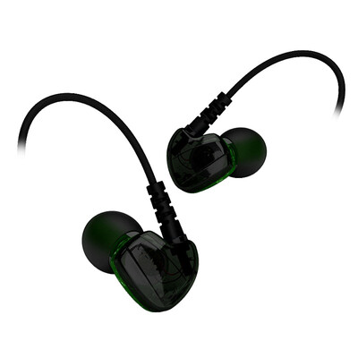 

ROVKING V5 strong subwoofer ear music sports headset transparent green