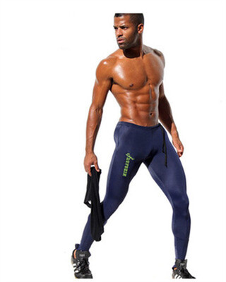 

2018 new mens sports tights mens Bryant leggings fitness pants mens quick-drying running training