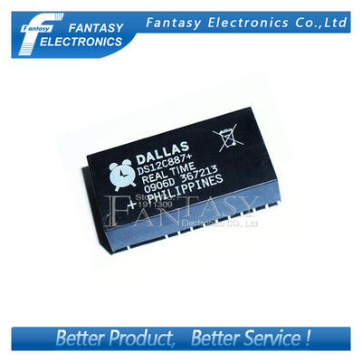 

5PCS DS12C887 DIP18 DS12C887+ DIP new and original IC free shipping