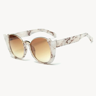 

LIKEU'S Мода бабочка Солнцезащитные очки для женщин UV400 Качество lunette Негабаритные женские солнцезащитные очки для очков Hlaf очки для женщин