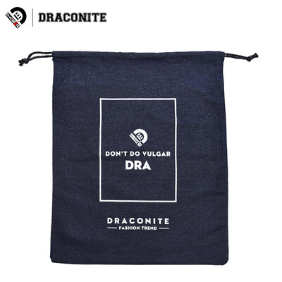 

Draconite denim bags for men&women practical multi-function large capacity drawstring beam mouth storage bag 14294